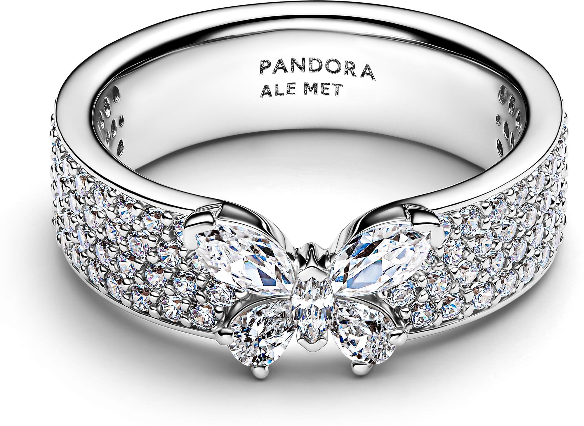 Pandora Funkelnder Schmetterling Markanter Ring 194270C01 Anello donna Pandora Funkelnder Schmetterling Markanter Ring 194270C01 Anello donna