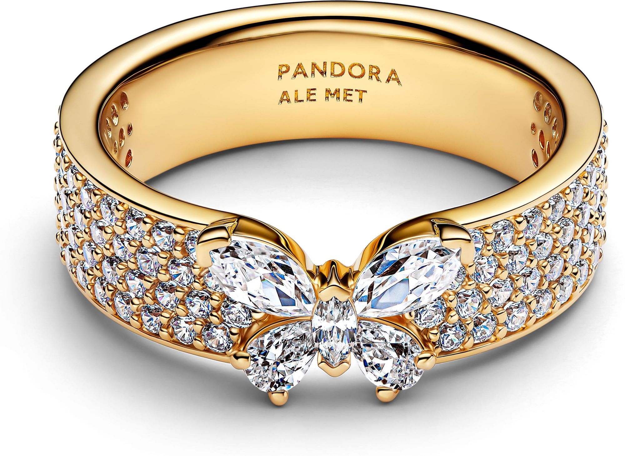 Pandora Funkelnder Schmetterling Markanter Ring 164270C01 Bague pour femmes