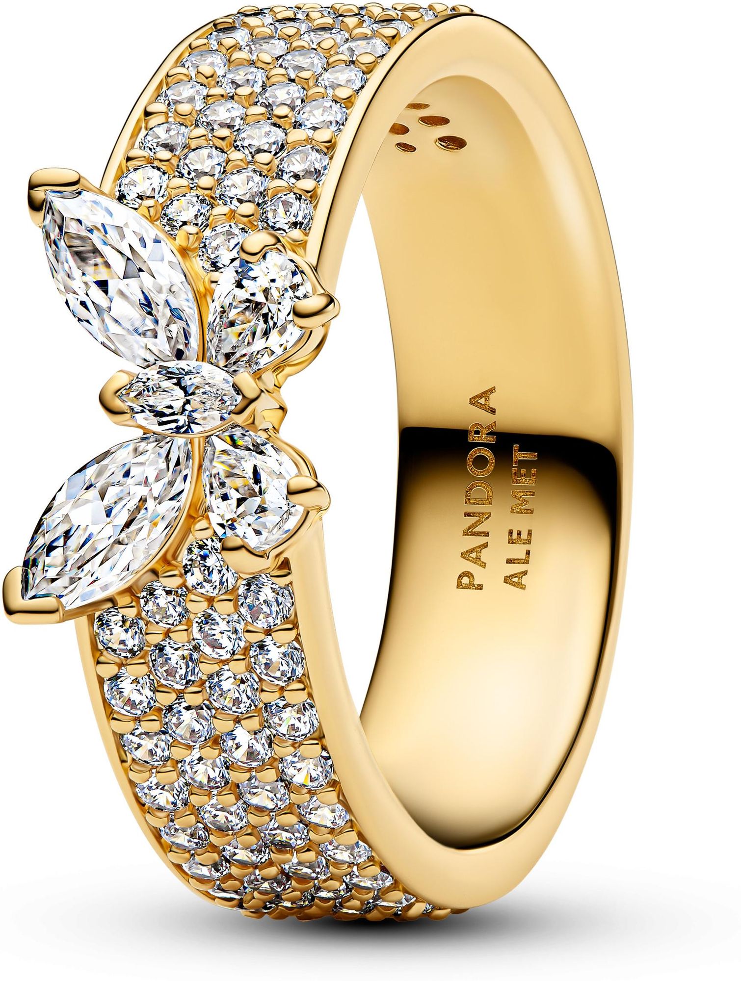 Pandora Funkelnder Schmetterling Markanter Ring 164270C01 Bague pour femmes