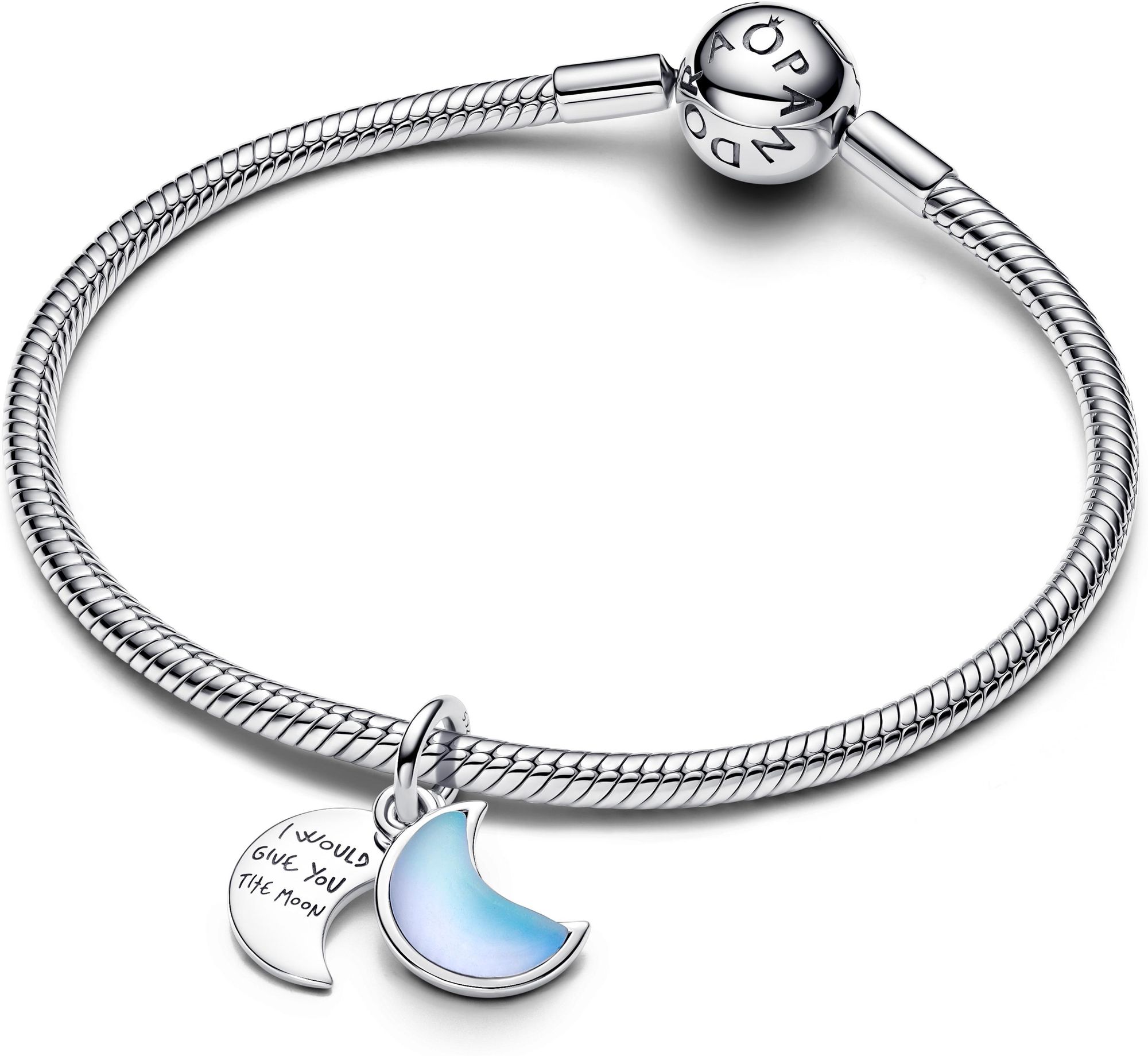 Pandora Mondsichel Doppelter Charm-Anhänger 794272C01 Pendente charm