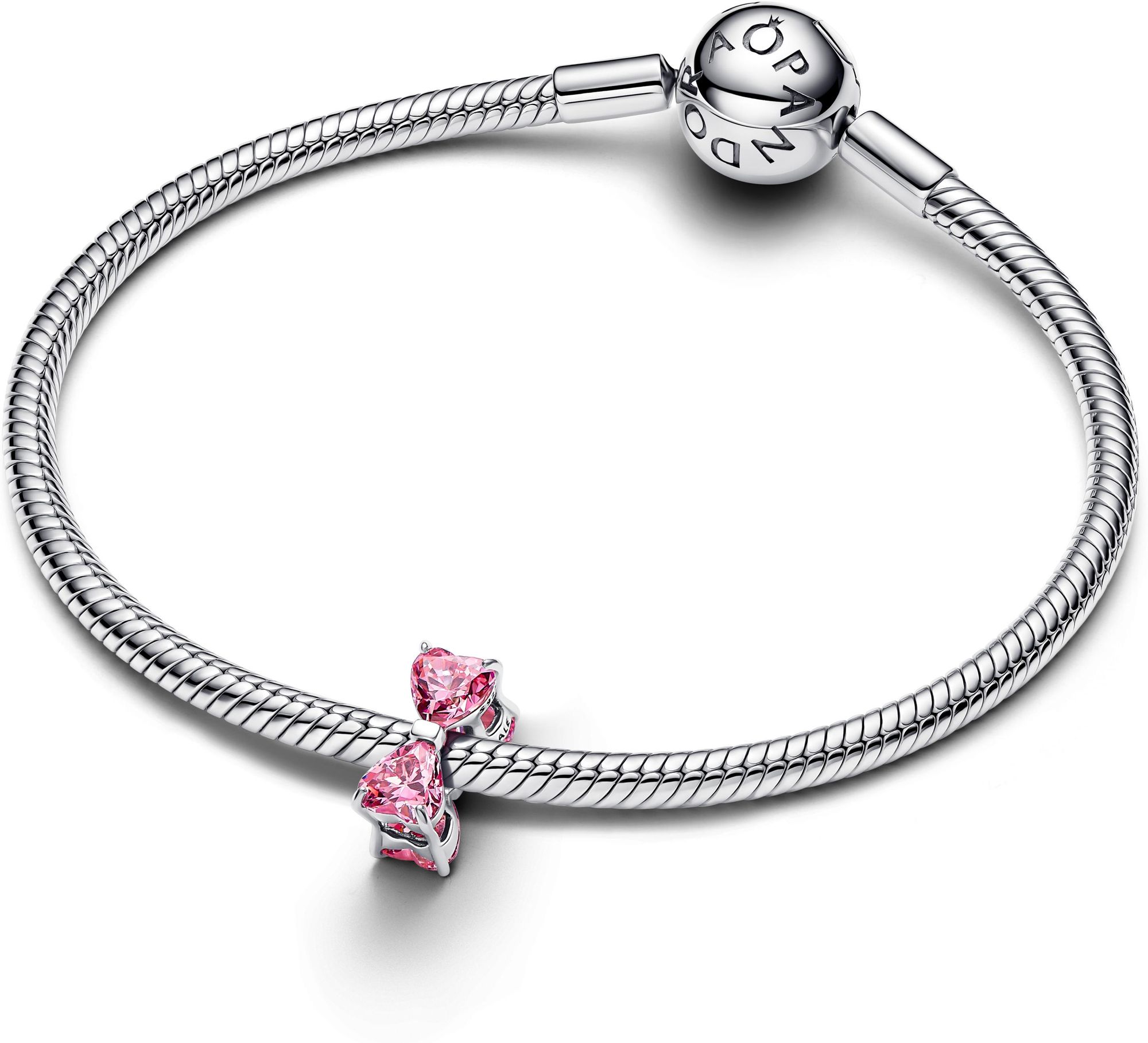 Pandora Rosafarbene Schleife Charm 794253C01 Pendentif Charm
