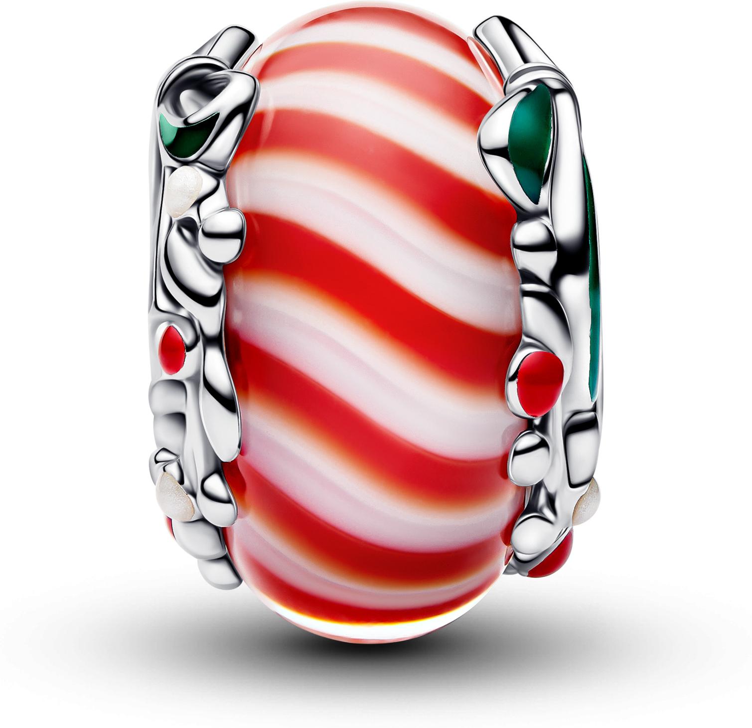 Pandora Zuckerstange Murano-Glas Charm 794252C01 Charm Anhänger