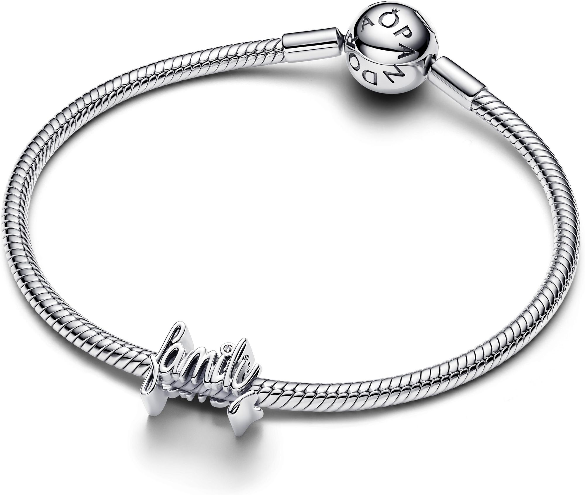 Pandora Handschrift Family Charm 794250C01 Pendentif Charm