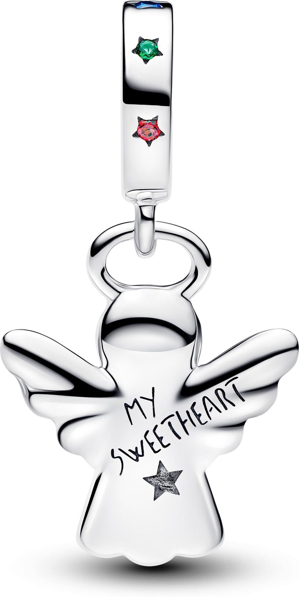 Pandora Lebkuchen-Engel Charm-Anhänger 794247C01 Pendiente Charm Pandora Lebkuchen-Engel Charm-Anhänger 794247C01 Pendiente Charm