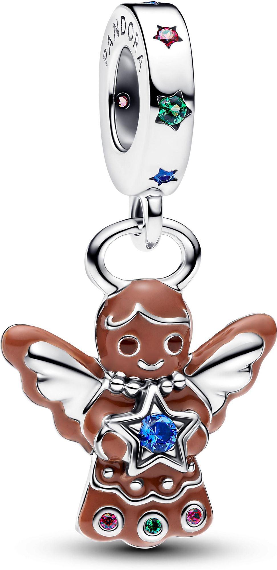 Pandora Lebkuchen-Engel Charm-Anhänger 794247C01 Pendiente Charm Pandora Lebkuchen-Engel Charm-Anhänger 794247C01 Pendiente Charm