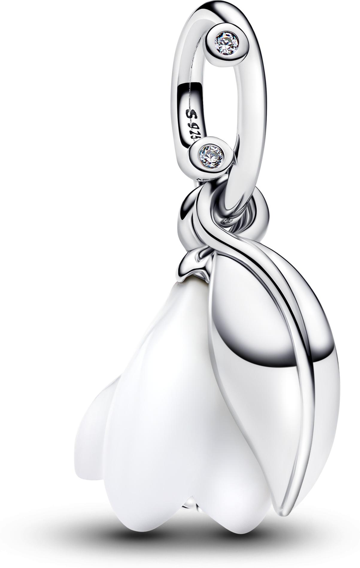 Pandora Schneeglöckchen Charm-Anhänger 794239C01 Charm-hanger Pandora Schneeglöckchen Charm-Anhänger 794239C01 Charm-hanger