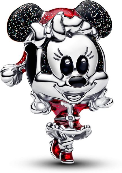 Pandora Disney Minnie Maus Weihnachten Charm 794218C01 Charm Anhänger