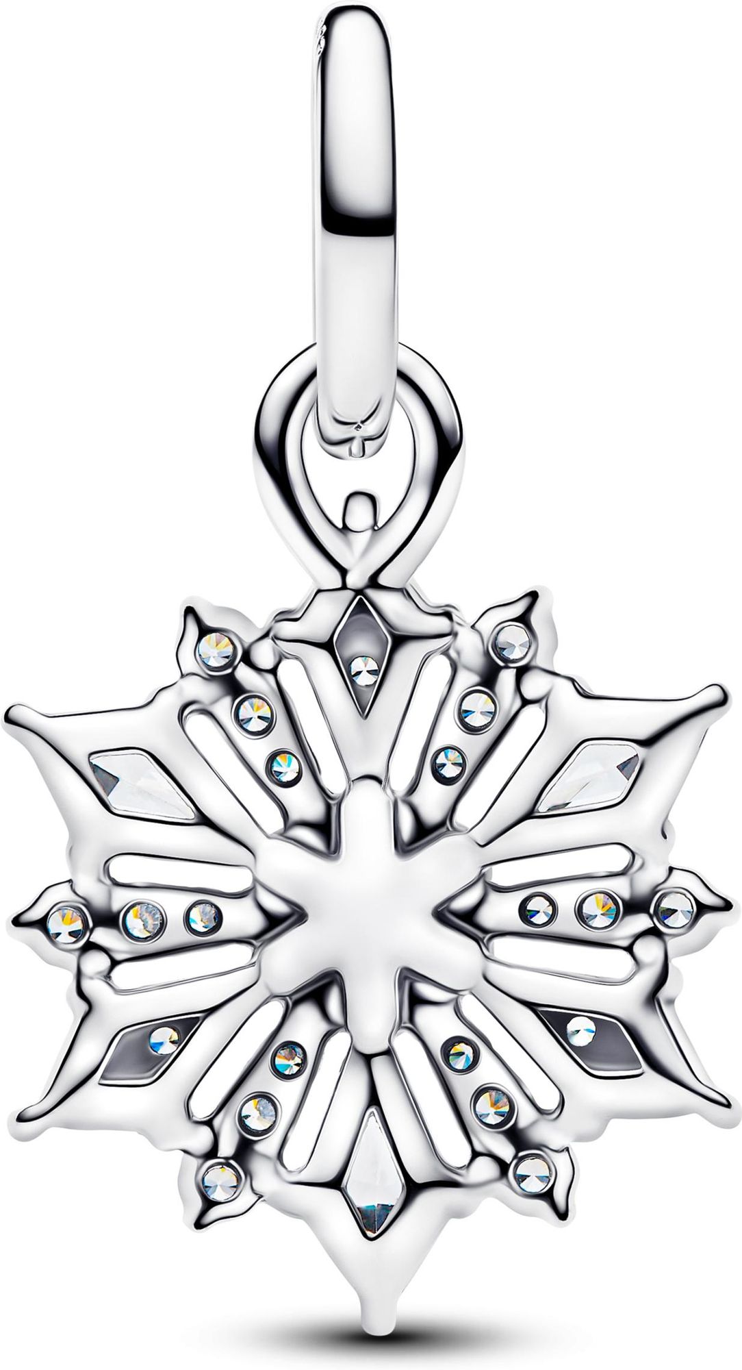 Pandora Disney Eiskönigin Elsa Schneeflocke Charm-Anhänger 794209C01 Pendiente Charm