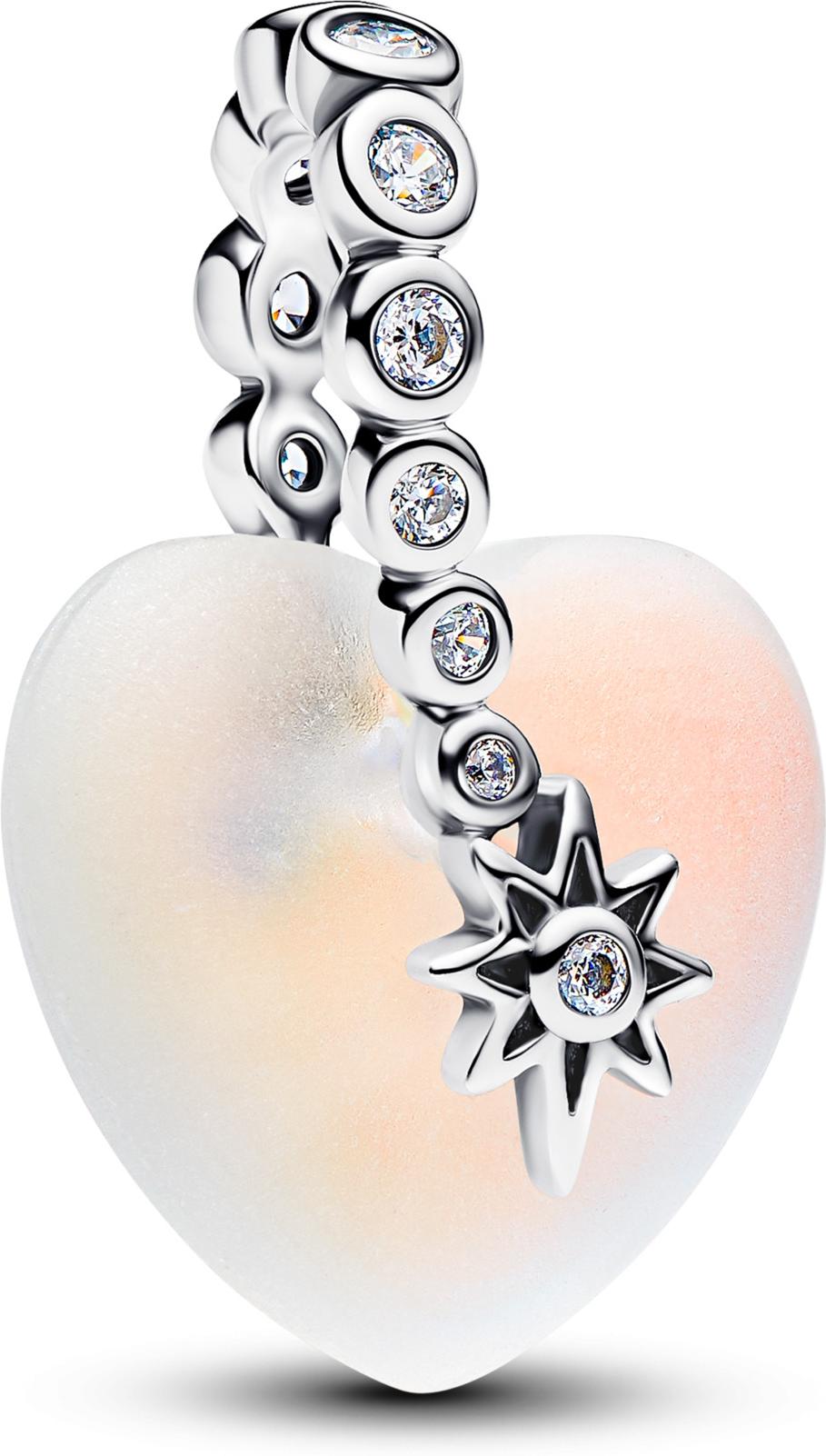 Pandora Sternschnuppe & Herz Charm-Anhänger 794143C01 Pendiente Charm