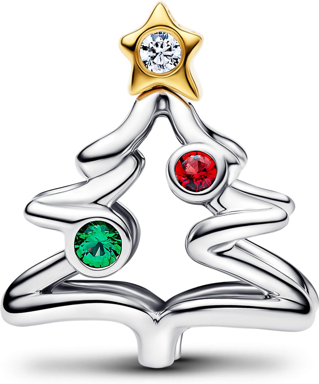 Pandora Weihnachtsbaum Charm 764248C01 Pendentif Charm
