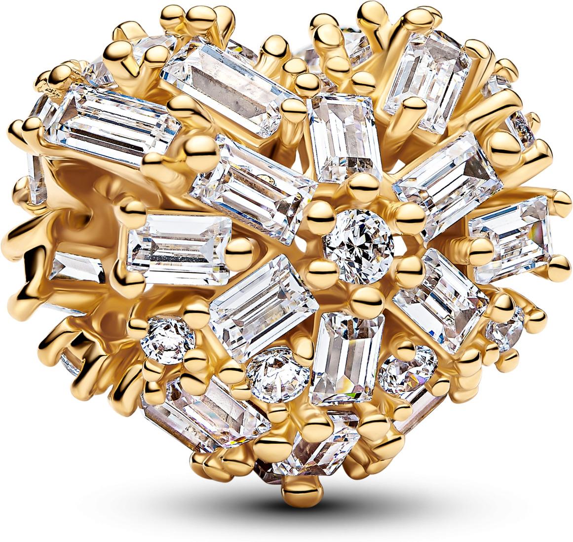 Pandora Funkelndes Herz Charm 764240C01 Pendentif Charm