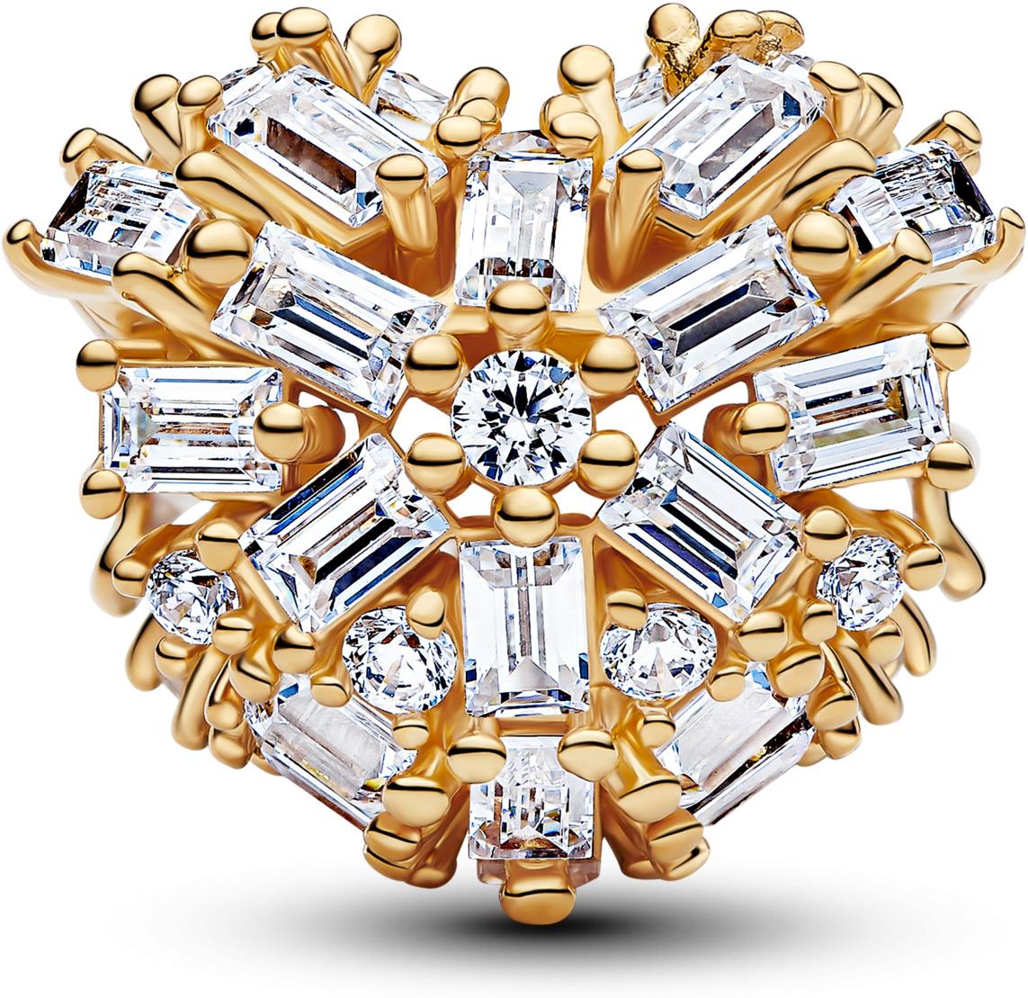 Pandora Funkelndes Herz Charm 764240C01 Pendentif Charm