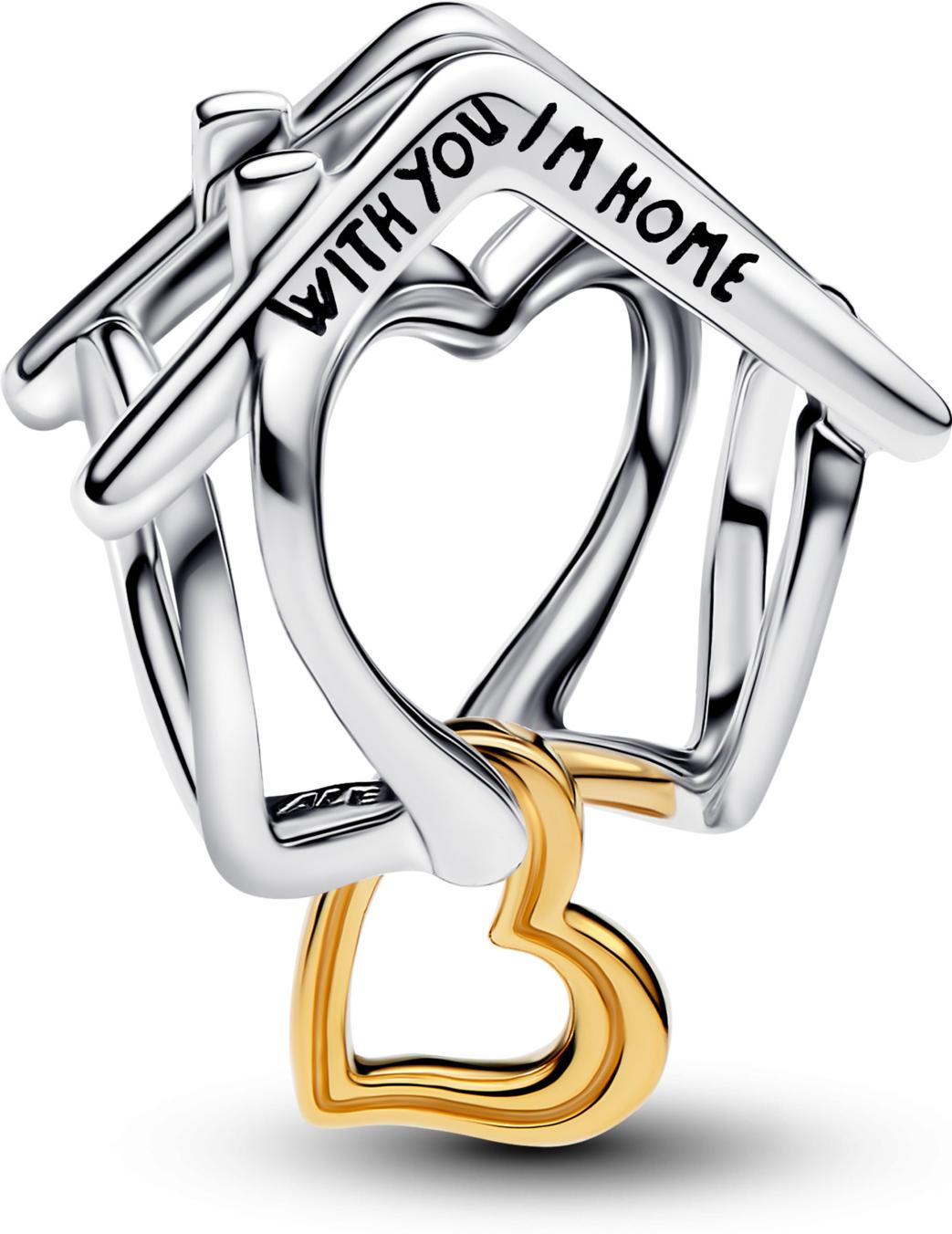 Pandora Haus & Herz Charm 764145C00 Charm Anhänger