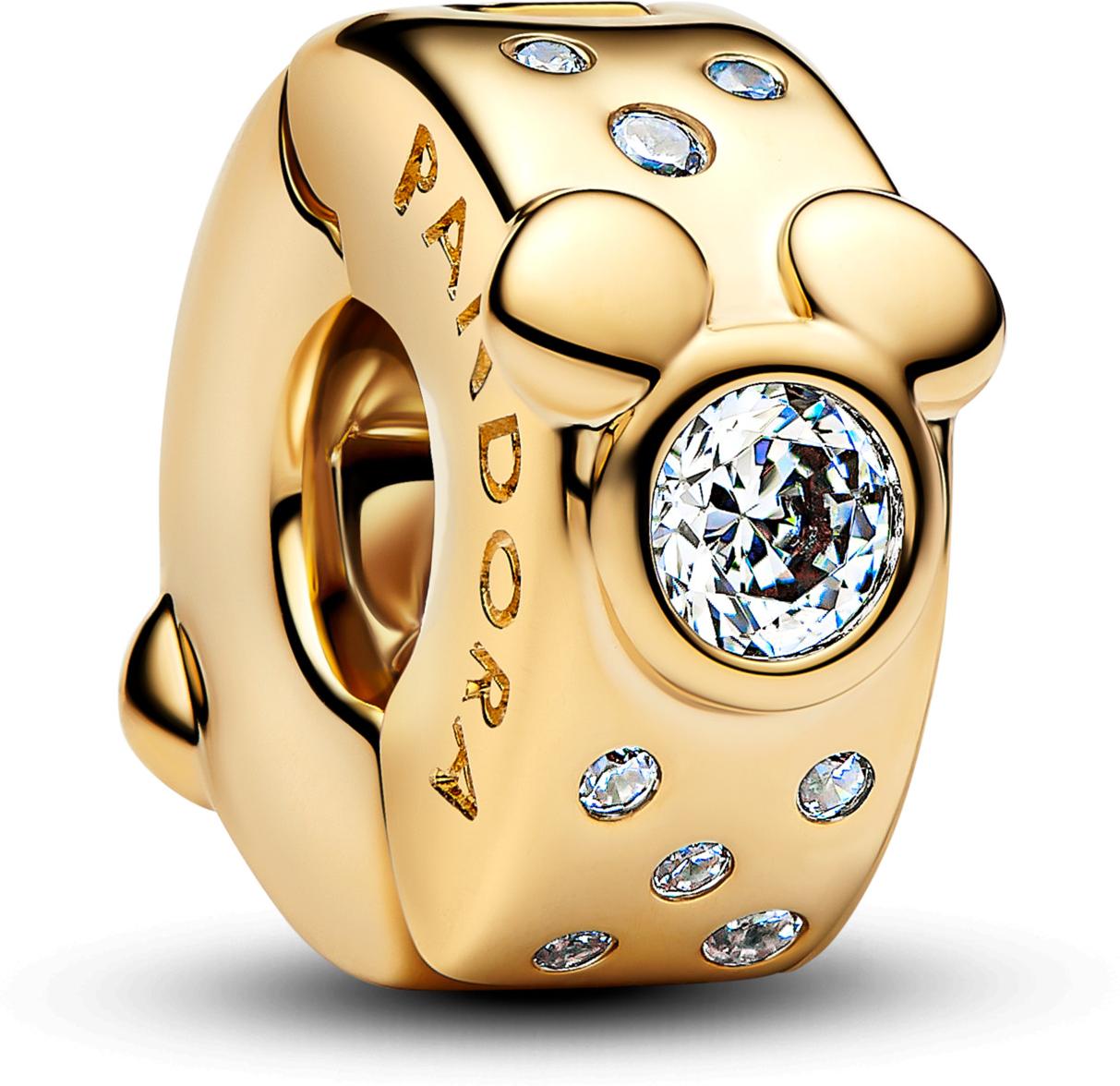 Pandora Disney Micky & Minnie Maus Clip-Charm 764130C01 Pendente charm Pandora Disney Micky & Minnie Maus Clip-Charm 764130C01 Pendente charm