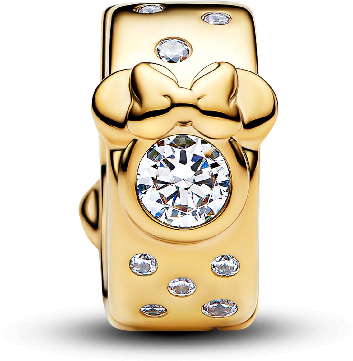 Pandora Disney Micky & Minnie Maus Clip-Charm 764130C01 Pendente charm Pandora Disney Micky & Minnie Maus Clip-Charm 764130C01 Pendente charm