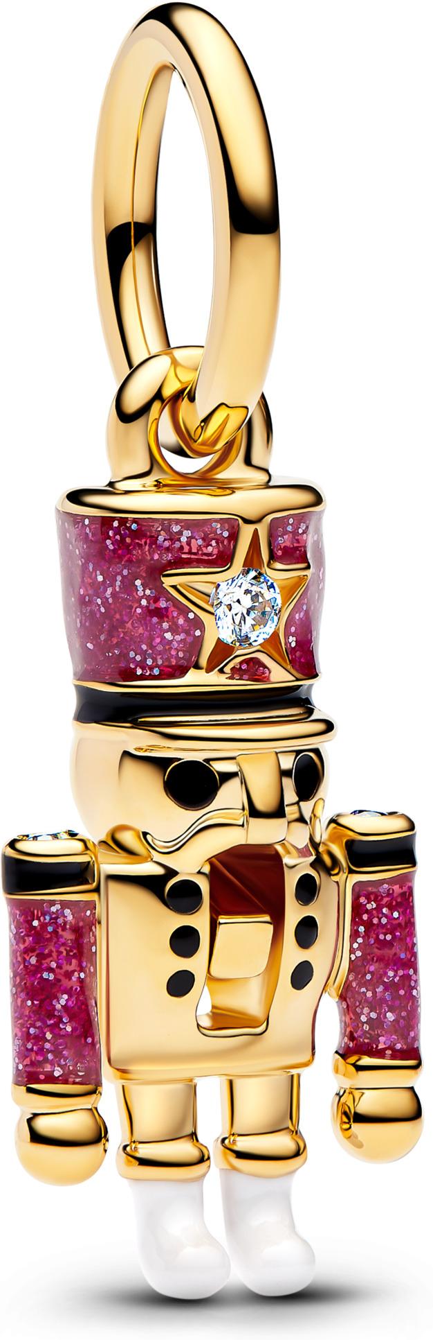 Pandora Beweglicher Nussknacker Charm-Anhänger 763583C01 Pendiente Charm