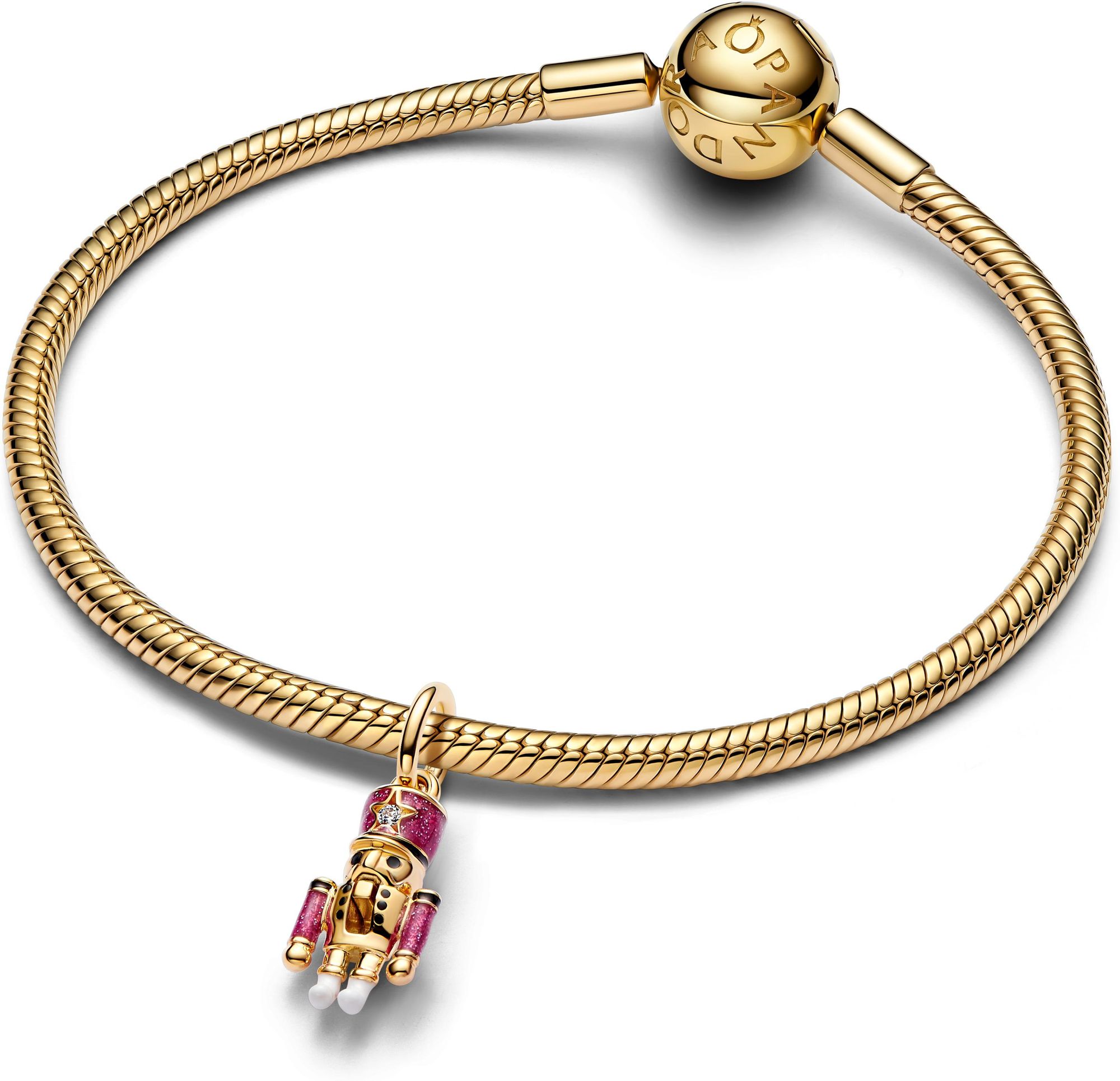 Pandora Beweglicher Nussknacker Charm-Anhänger 763583C01 Pendiente Charm
