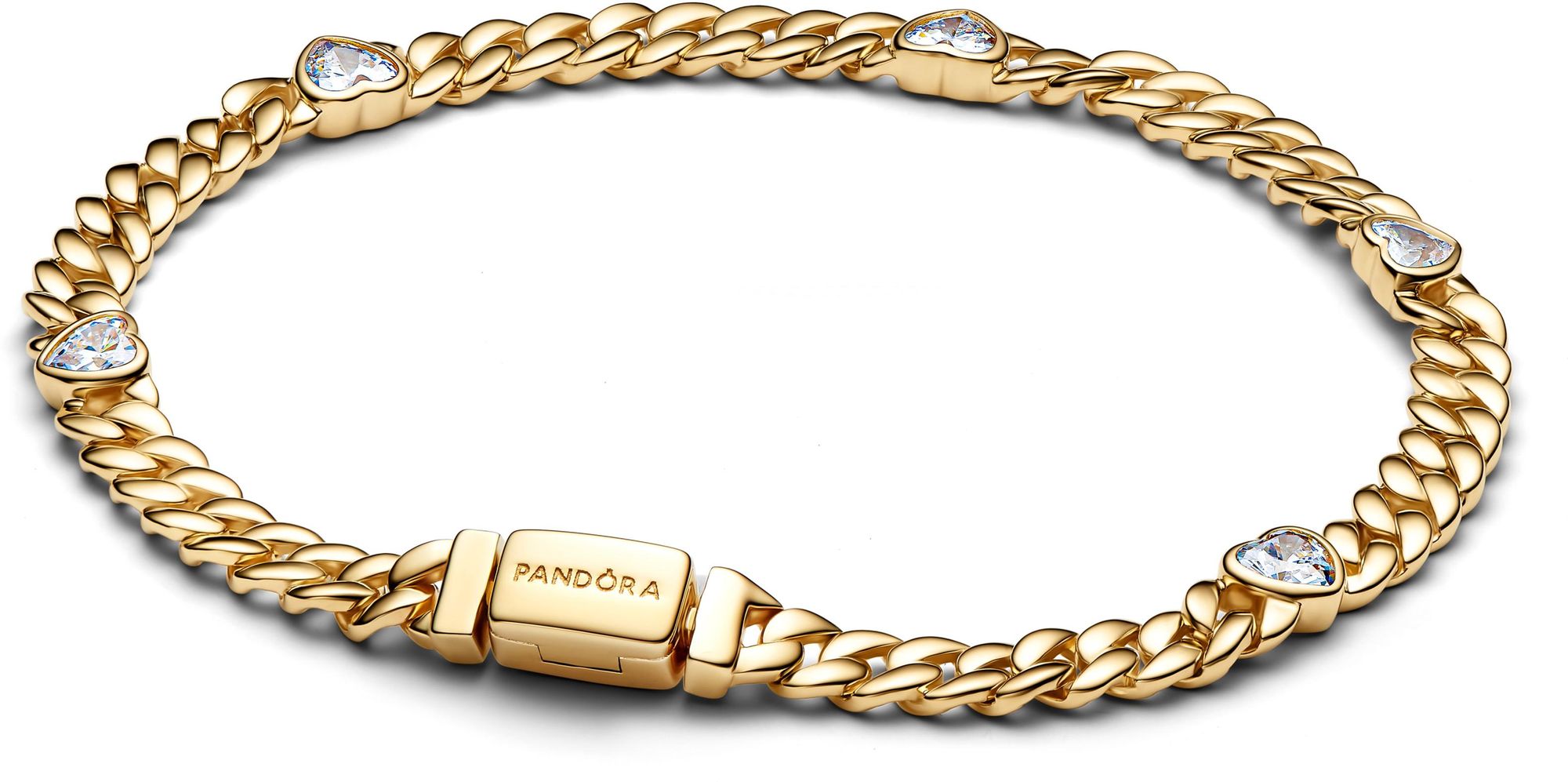 Pandora Herz Cuban-Gliederarmband 564226C01 Damenarmband