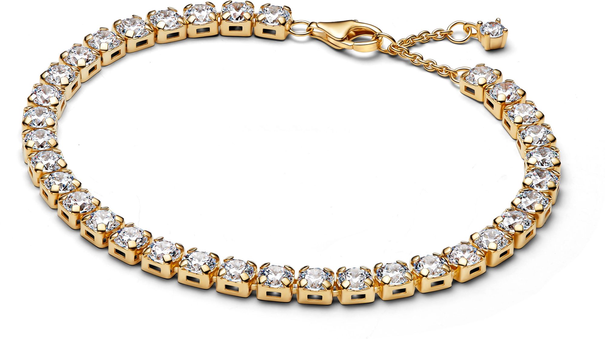 Pandora Funkelndes aussdrucksstarkes Tennisarmband 563539C01 Pulsera para mujeres