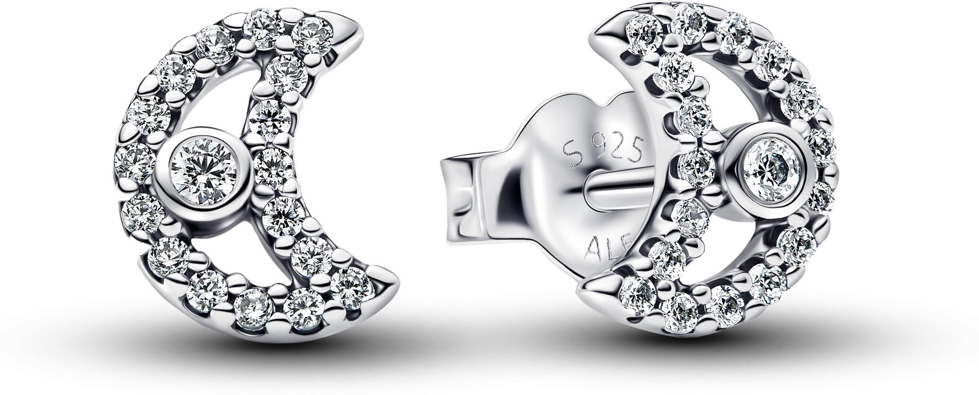 Pandora Funkelnder Mond Ohrstecker 294257C01 Ohrringe