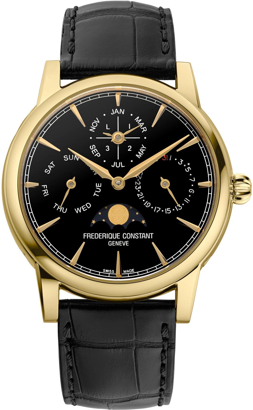 Frederique Constant Geneve CLASSIC PERPETUAL CALENDAR FC-776ONB3H7 Automatisch horloge voor heren Frederique Constant Geneve CLASSIC PERPETUAL CALENDAR FC-776ONB3H7 Automatisch horloge voor heren