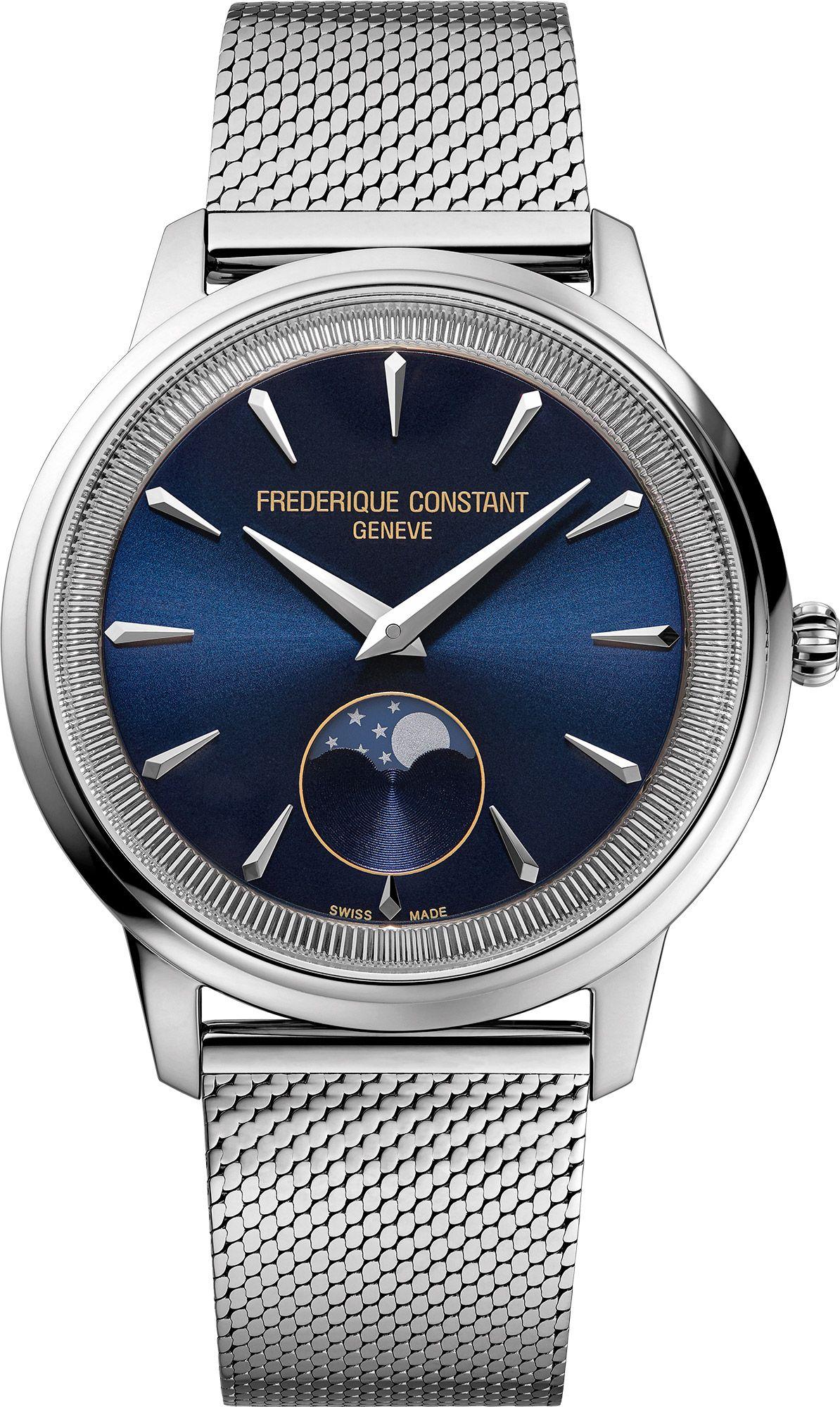 Frederique Constant Geneve MONETA MOONPHASE FC-206N3S6B Reloj unisex Indicador de la fase lunar