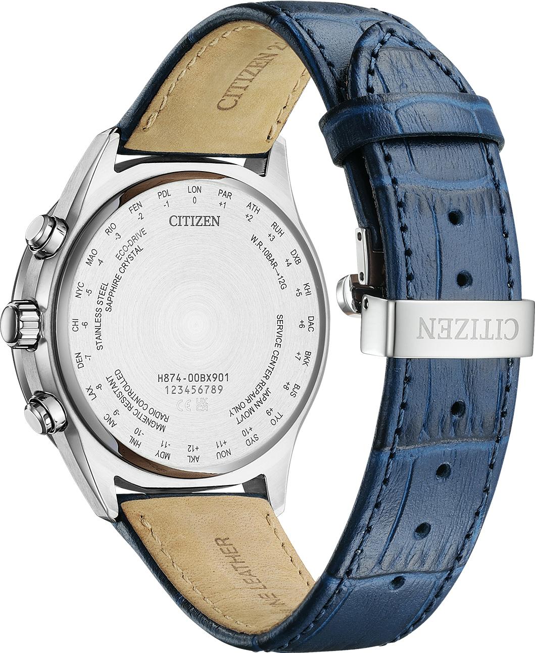 Citizen Radio Controlled BY1030-09A Herenchronograaf Citizen Radio Controlled BY1030-09A Herenchronograaf