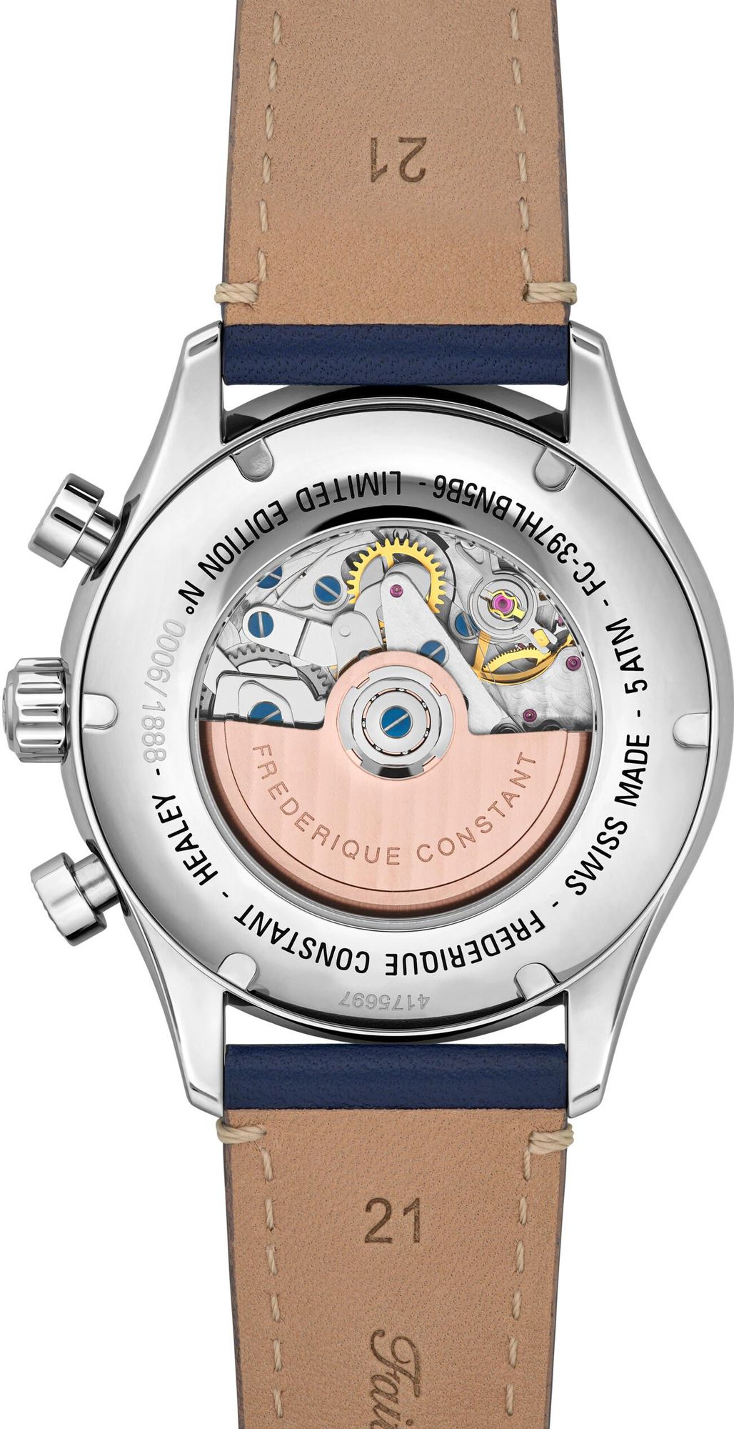 Frederique Constant Geneve VINTAGE RALLY HEALEY CHRONOGRAPH AUTOMATIC FC-397HLBN5B6 Cronógrafo Automático para hombres E Frederique Constant Geneve VINTAGE RALLY HEALEY CHRONOGRAPH AUTOMATIC FC-397HLBN5B6 Cronógrafo Automático para hombres E
