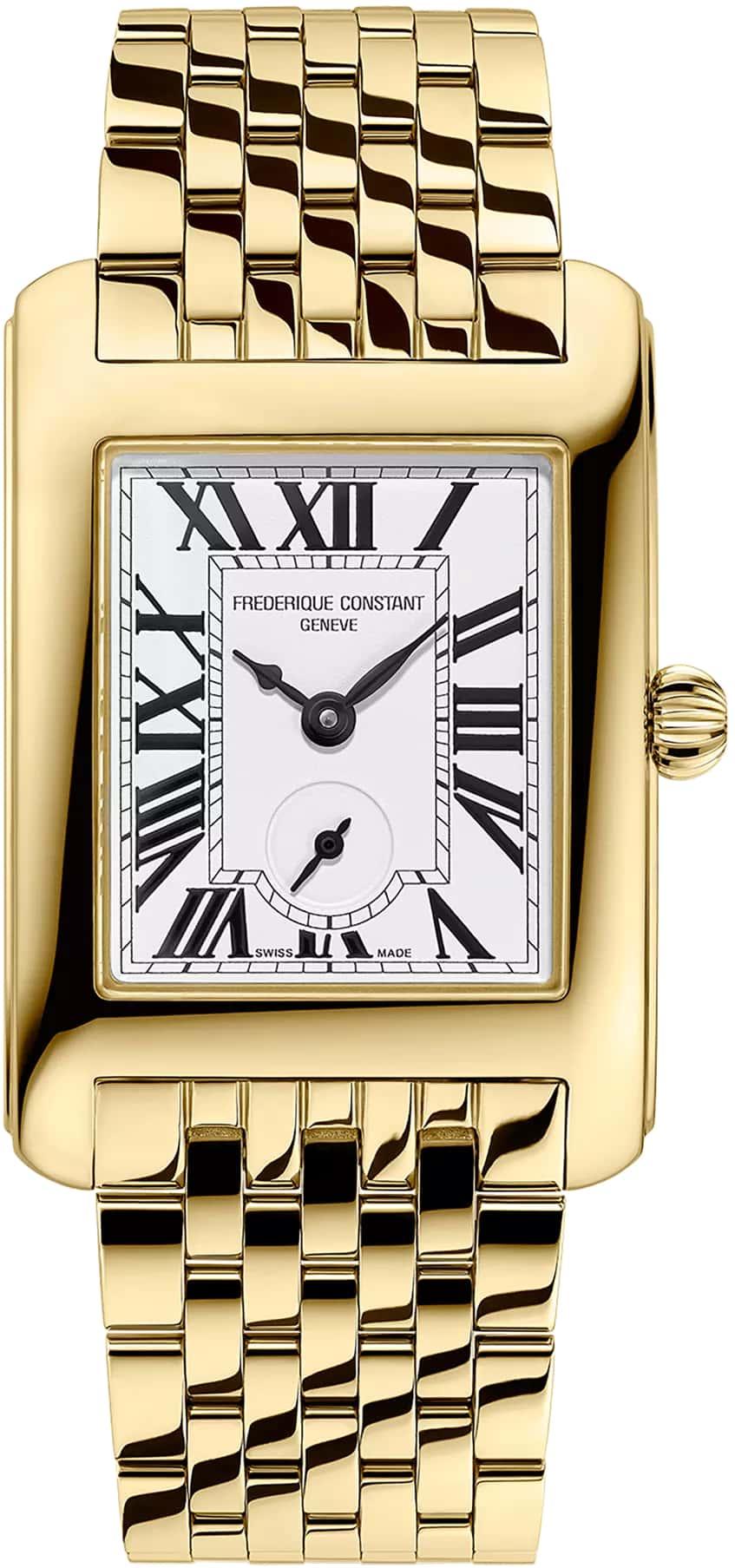 Frederique Constant Geneve CARREE SMALL SECONDS FC-235S2C5B Reloj unisex Frederique Constant Geneve CARREE SMALL SECONDS FC-235S2C5B Reloj unisex