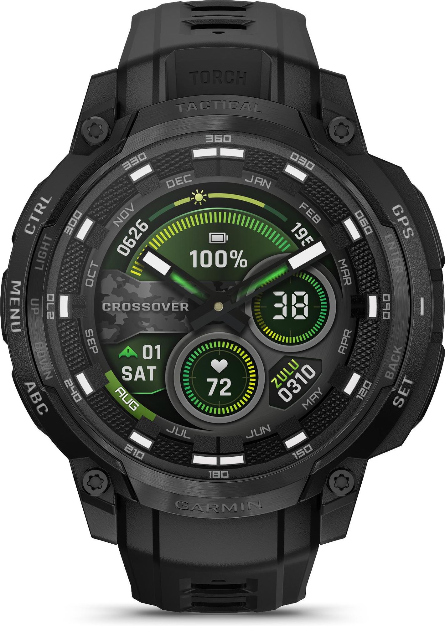 Garmin Instinct® Crossover AMOLED - Tactical Edition 010-03398-02 Smartwatch smart watch