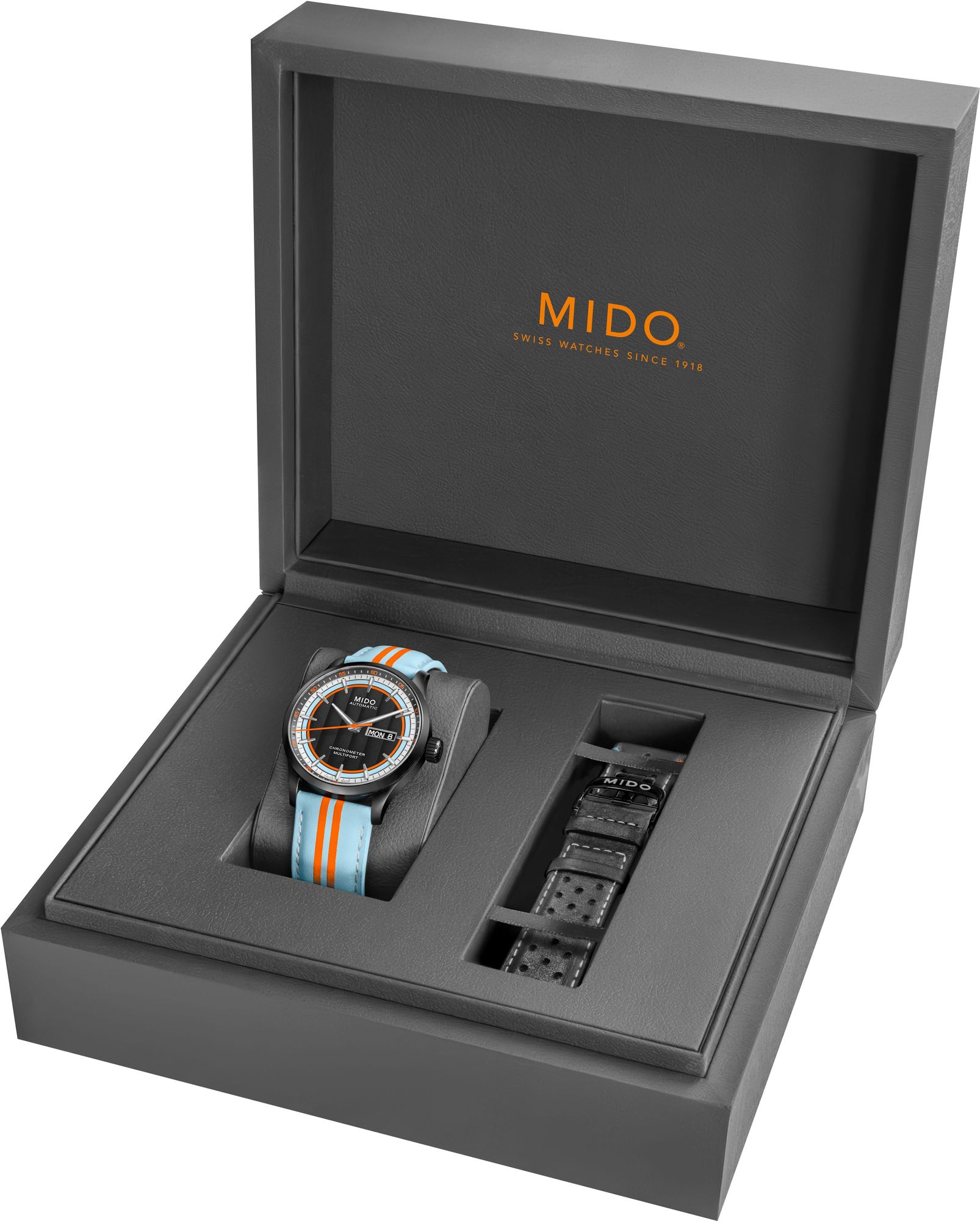 Mido Multifort Chronometer Racer M038.431.36.051.00 Orologio automatico uomo Con cinturino di riserva