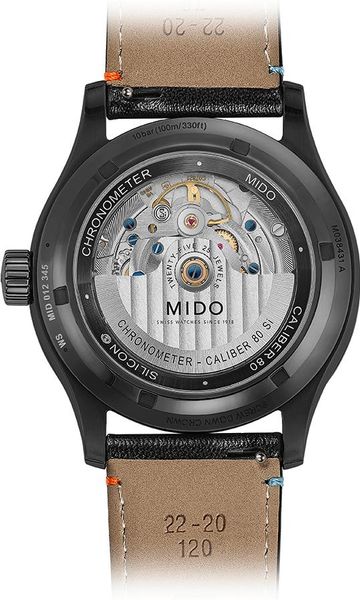 Mido Multifort Chronometer Racer M038.431.36.051.00 Montre Automatique pour hommes Avec bracelet complémentaire Mido Multifort Chronometer Racer M038.431.36.051.00 Montre Automatique pour hommes Avec bracelet complémentaire