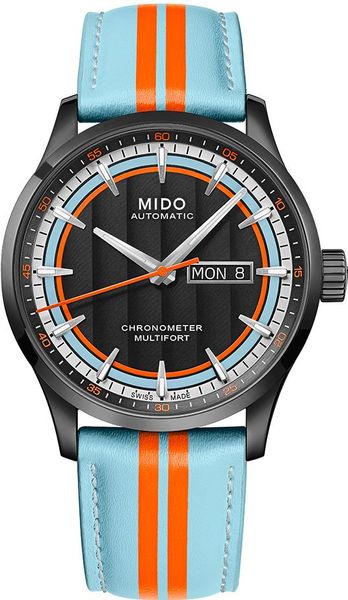Mido Multifort Chronometer Racer M038.431.36.051.00 Montre Automatique pour hommes Avec bracelet complémentaire Mido Multifort Chronometer Racer M038.431.36.051.00 Montre Automatique pour hommes Avec bracelet complémentaire