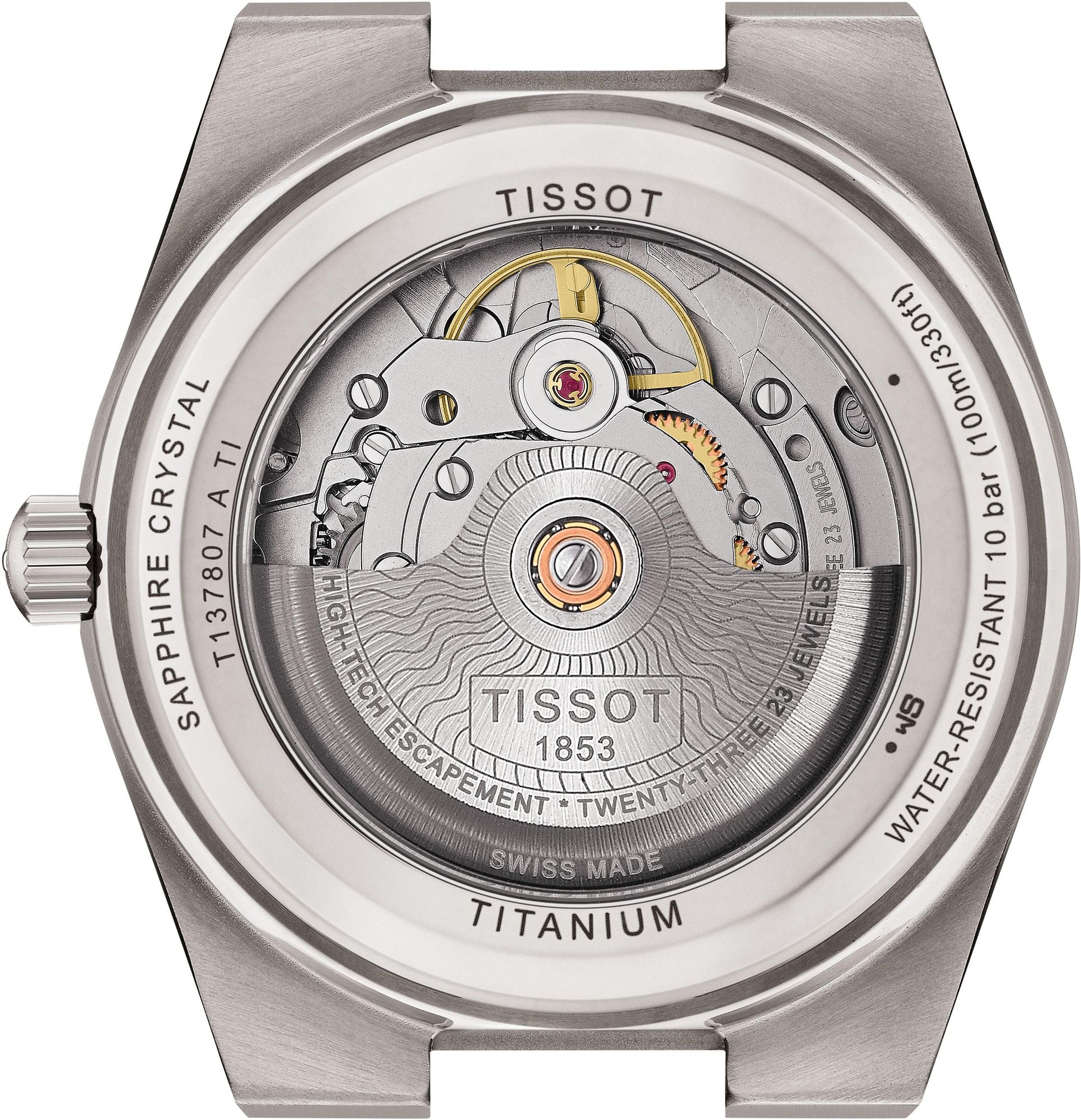 Tissot PRX POWERMATIC 80 TITANIUM 38MM T137.807.44.041.00 Automatisch horloge Tissot PRX POWERMATIC 80 TITANIUM 38MM T137.807.44.041.00 Automatisch horloge