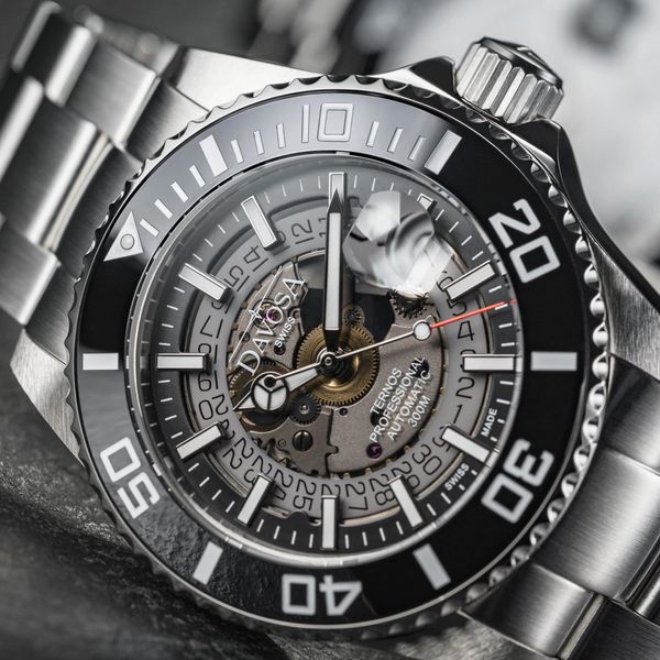 Davosa TERNOS PROFESSIONAL NEBULOUS 16153550 Automatisch horloge voor heren