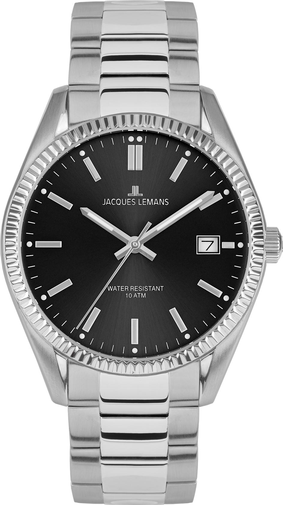 Jacques Lemans Derby 50-3A Heren armbandhorloge Jacques Lemans Derby 50-3A Heren armbandhorloge