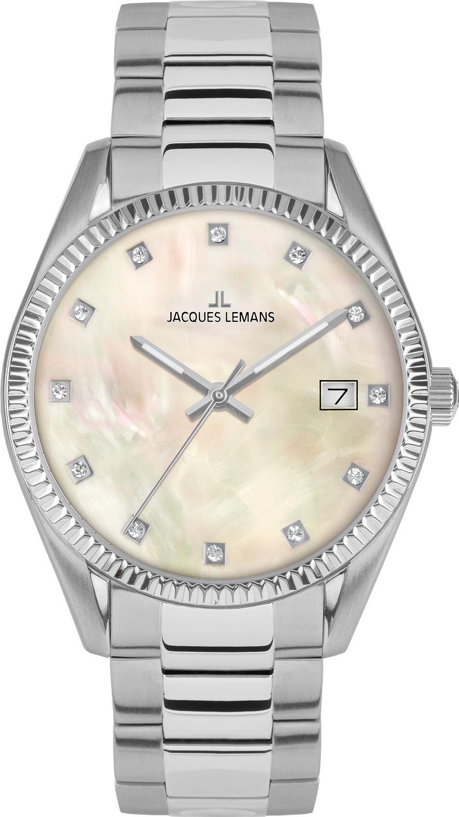 Jacques Lemans Derby 50-4H Dames armbandhorloge
