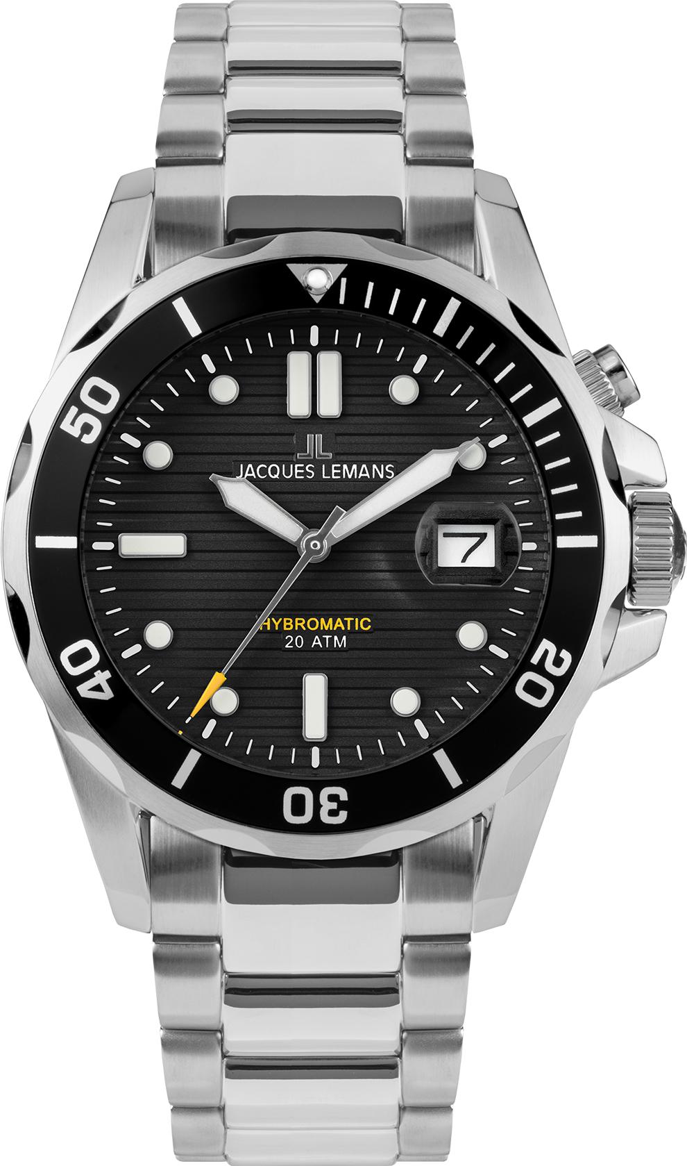 Jacques Lemans Hybromatic 1-2170G Heren armbandhorloge