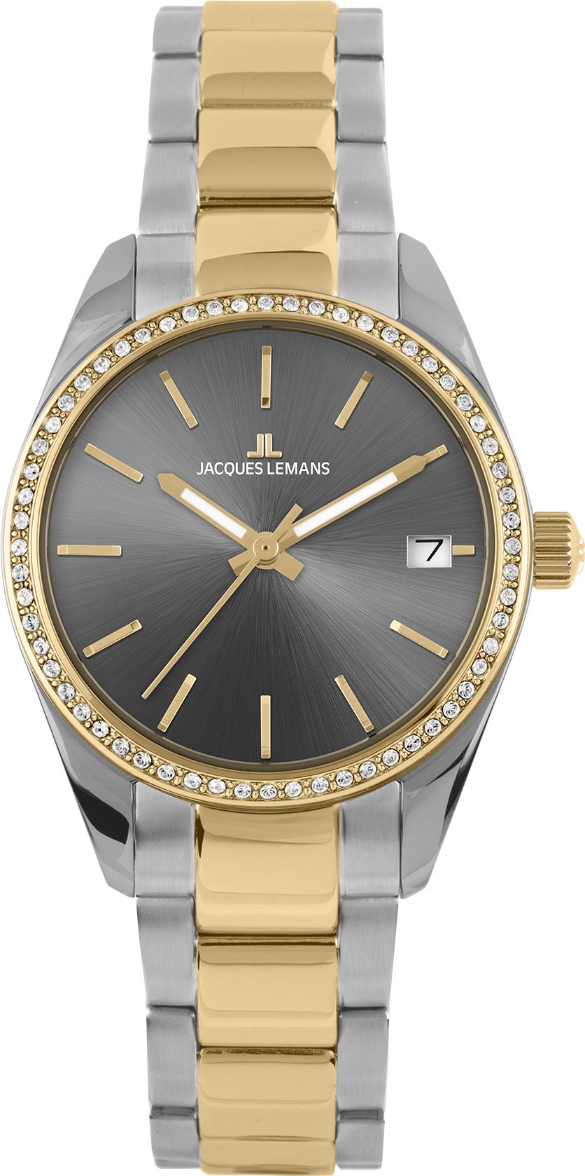 Jacques Lemans Derby 1-2085.1G Dames armbandhorloge Jacques Lemans Derby 1-2085.1G Dames armbandhorloge