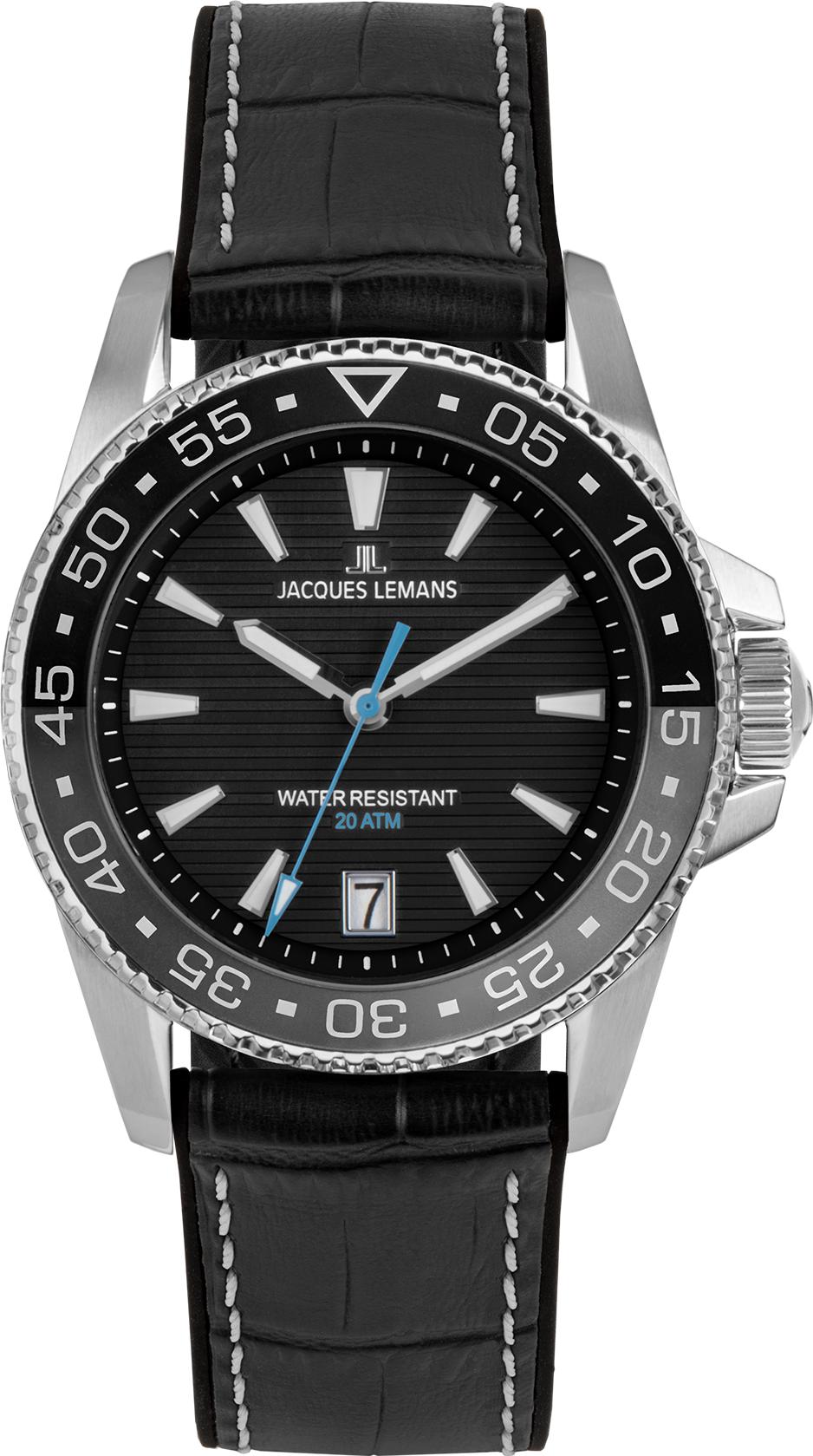 Jacques Lemans Liverpool Diver 1-2205A Heren armbandhorloge