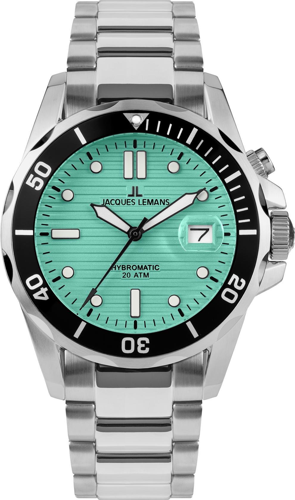 Jacques Lemans Hybromatic 1-2170I Heren armbandhorloge