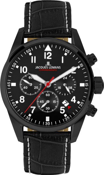 Jacques Lemans Barcelona 42-2F Herenchronograaf Jacques Lemans Barcelona 42-2F Herenchronograaf
