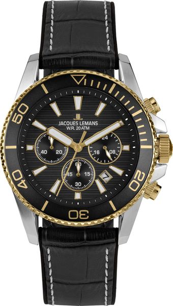 Jacques Lemans Liverpool Diver 1-2206F Herrenchronograph Taucheruhr Jacques Lemans Liverpool Diver 1-2206F Herrenchronograph Taucheruhr