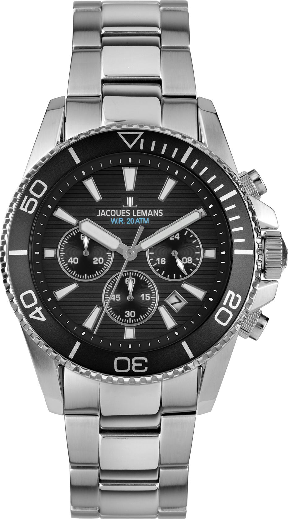 Jacques Lemans Liverpool Diver 1-2206G Herrenchronograph