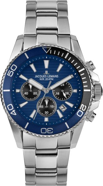Jacques Lemans Liverpool Diver 1-2206H Herrenchronograph Taucheruhr Jacques Lemans Liverpool Diver 1-2206H Herrenchronograph Taucheruhr