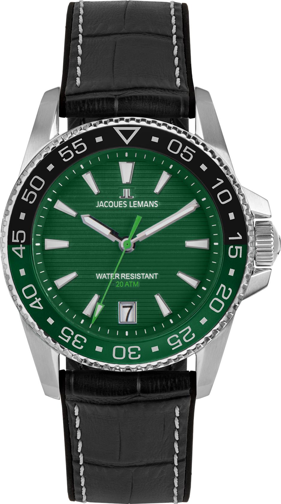 Jacques Lemans Liverpool Diver 1-2205C Heren armbandhorloge