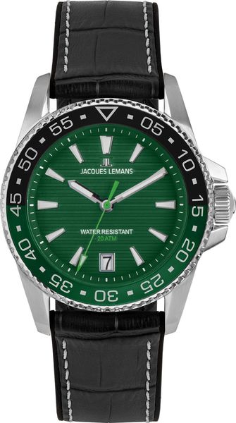 Jacques Lemans Liverpool Diver 1-2205C Orologio da polso uomo Orologio da immersione Jacques Lemans Liverpool Diver 1-2205C Orologio da polso uomo Orologio da immersione