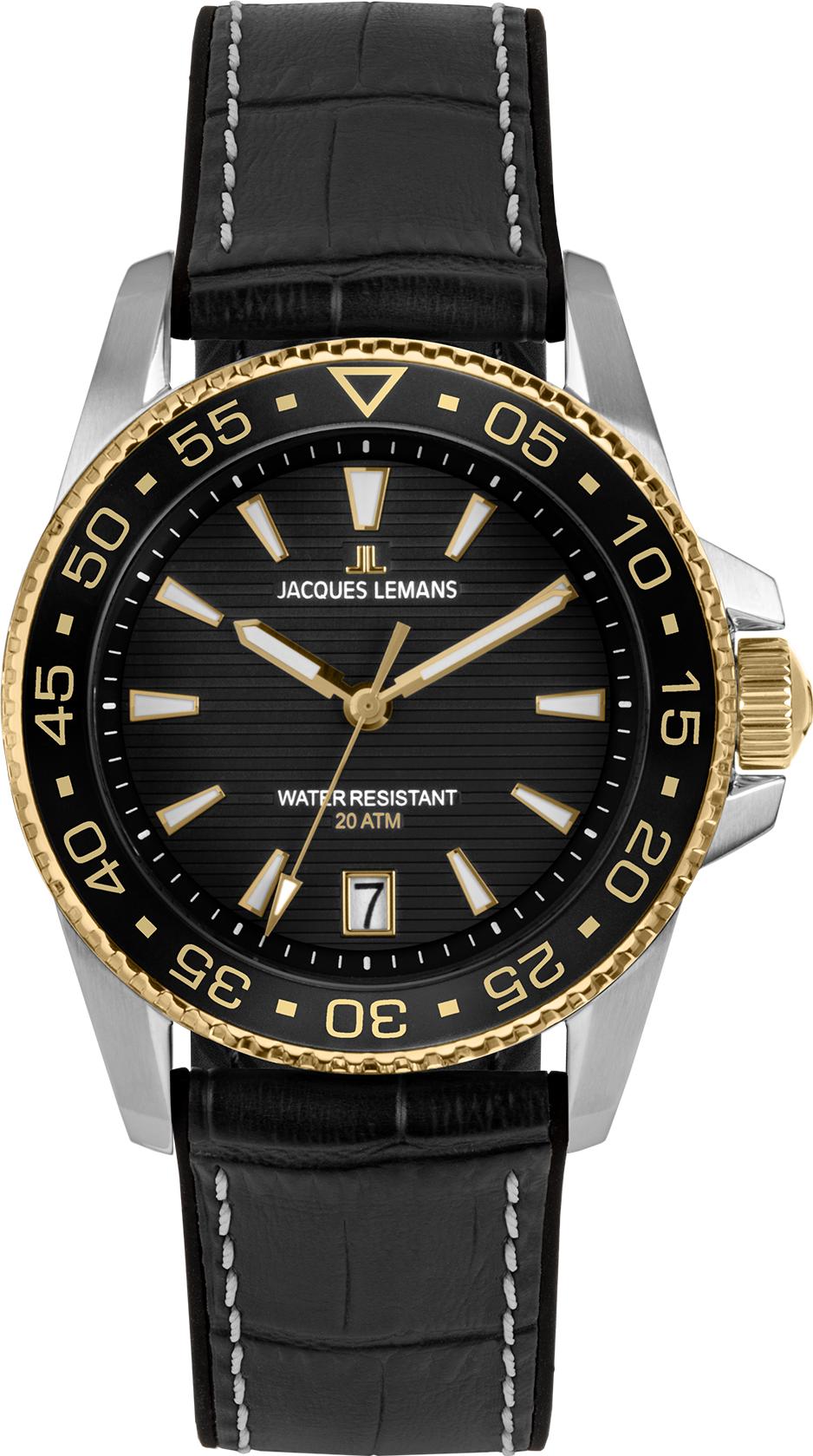Jacques Lemans Liverpool Diver 1-2205G Reloj de Pulsera para hombres