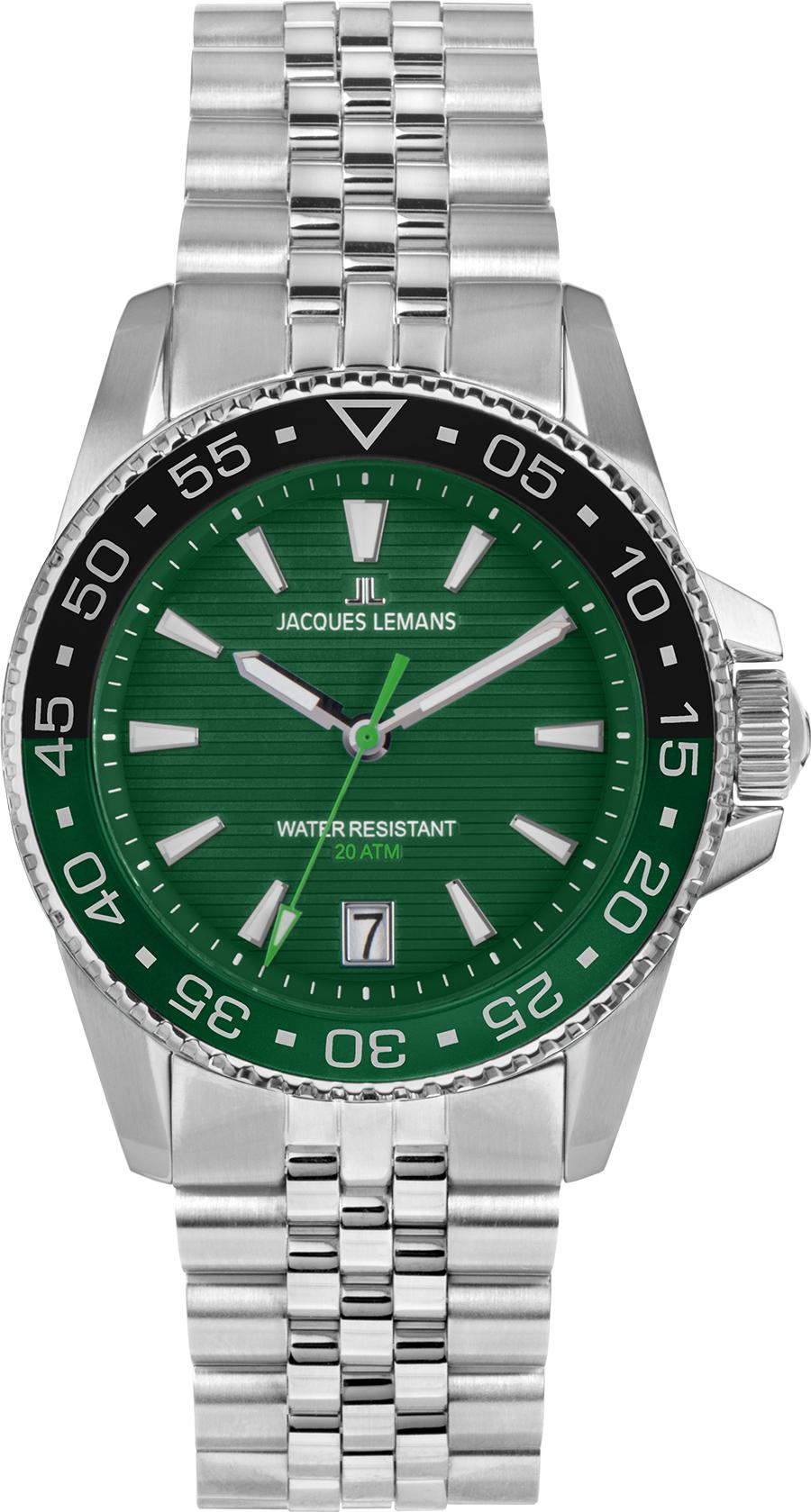 Jacques Lemans Liverpool Diver 1-2205J Heren armbandhorloge