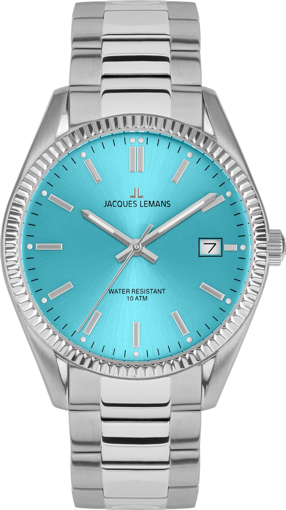 Jacques Lemans Derby 50-3D Heren armbandhorloge